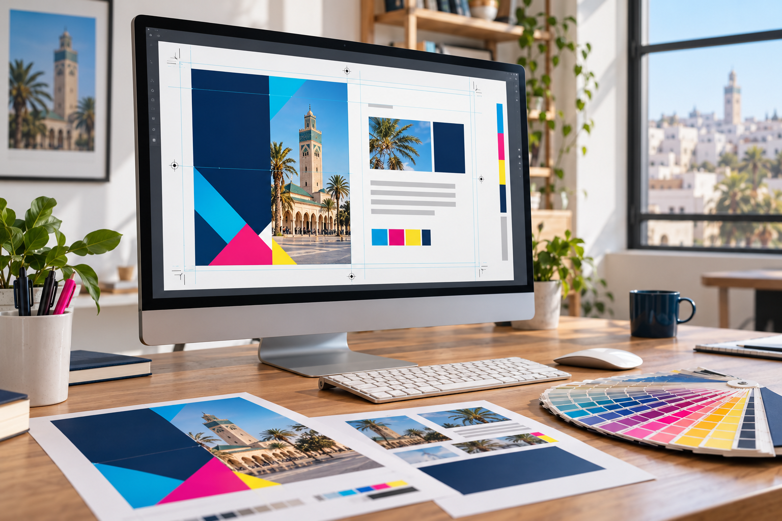 Design graphique à Casablanca : créer un fichier imprimable